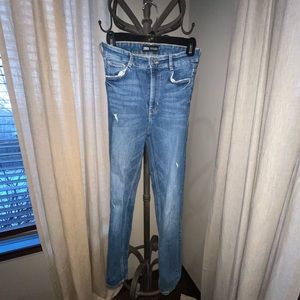 Zara high waisted skinny jeans